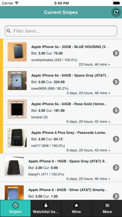 Emulate iPhone app EZsniper Auction Bid Sniper using MyAndroid Emulate iPhone app EZsniper Auction Bid Sniper using MyAndroid
