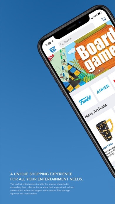 Emulate iPhone app EZ Store - Shop, Ship, Enjoy using MyAndroid