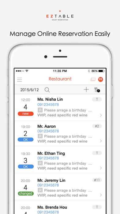 Emulate iPhone app EZTABLE Manager using MyAndroid Emulate iPhone app EZTABLE Manager using MyAndroid