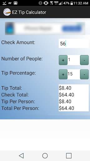 Emulate Android APK EZ Tip Calculator Emulate Android APK EZ Tip Calculator