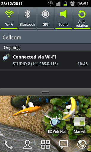 Emulate Android APK EZ Wifi Notification