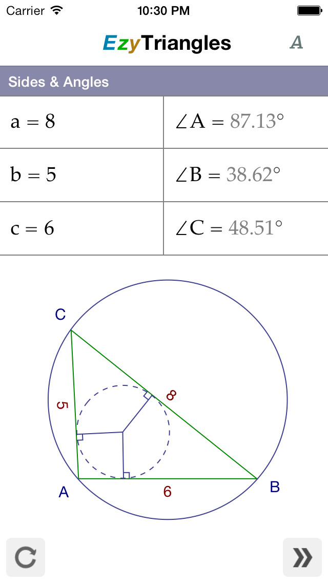 Emulate iPhone app Ezy Triangle using MyAndroid Emulate iPhone app Ezy Triangle using MyAndroid
