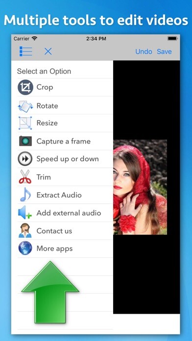 Emulate iPhone app Ezy Video Editor using MyAndroid