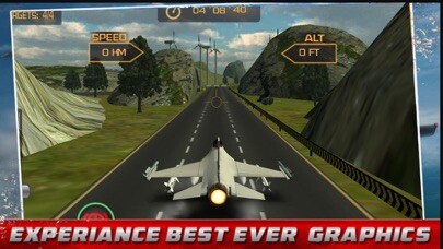 Emulate iPhone app F18 Jet Fighter SIM 3D using MyAndroid
