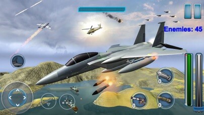 Emulate iPhone app F35 Jet Fighter Dogfight Chase using MyAndroid Emulate iPhone app F35 Jet Fighter Dogfight Chase using MyAndroid