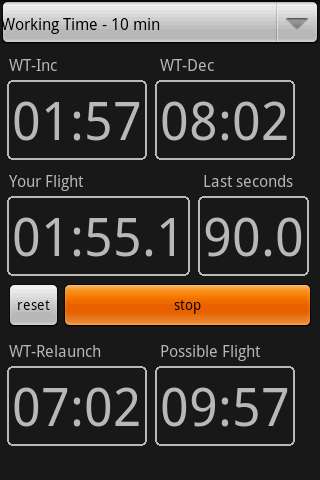 Run android online APK F3J timer from MyAndroid or emulate F3J timer using MyAndroid