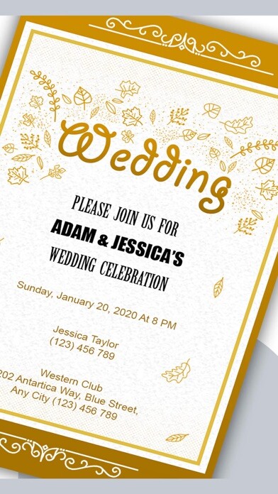 Emulate iPhone app Fab Invitation Card Designer using MyAndroid Emulate iPhone app Fab Invitation Card Designer using MyAndroid