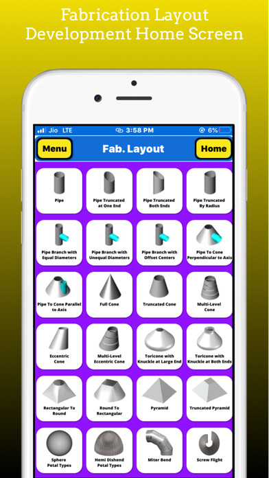 Emulate iPhone app Fabrication Layout using MyAndroid