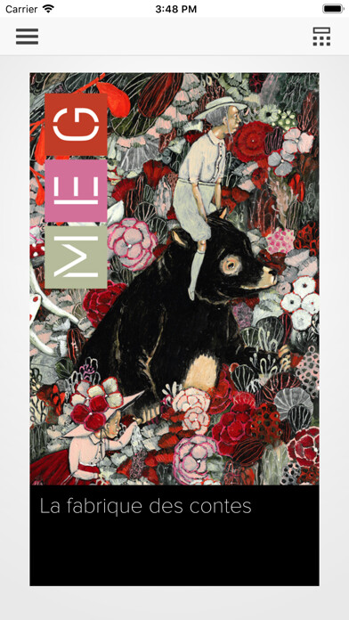 Emulate iPhone app Fabrique des contes using MyAndroid
