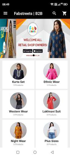 Run android online APK Fabstreets B2B from MyAndroid or emulate Fabstreets B2B using MyAndroid