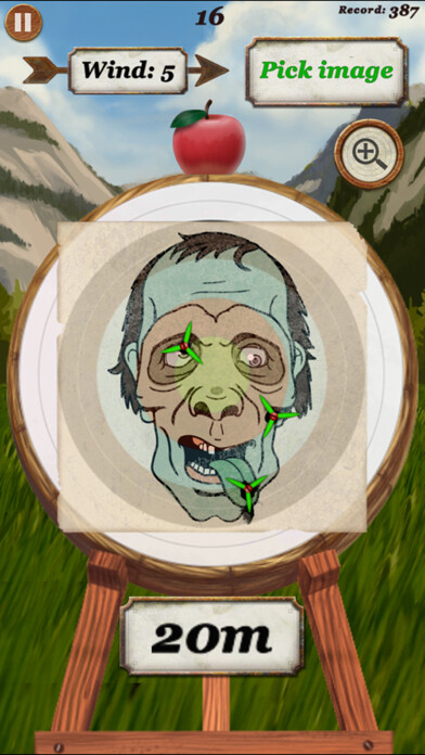 Emulate iPhone app Face Archer using MyAndroid