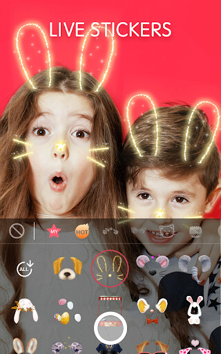 Run android online APK Face Camera: Live Stickers from MyAndroid or emulate Face Camera: Live Stickers using MyAndroid