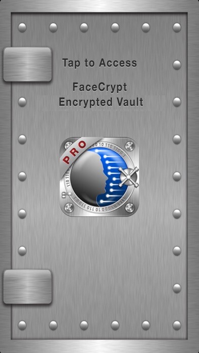 Emulate iPhone app FaceCrypt Pro Cyber Vault using MyAndroid