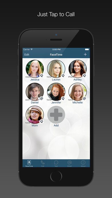 Emulate iPhone app FaceDial for use with FaceTime using MyAndroid Emulate iPhone app FaceDial for use with FaceTime using MyAndroid