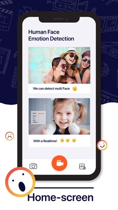 Emulate iPhone app Face Emotion using MyAndroid