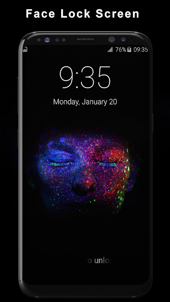Run android online APK Face Lock Screen from MyAndroid or emulate Face Lock Screen using MyAndroid