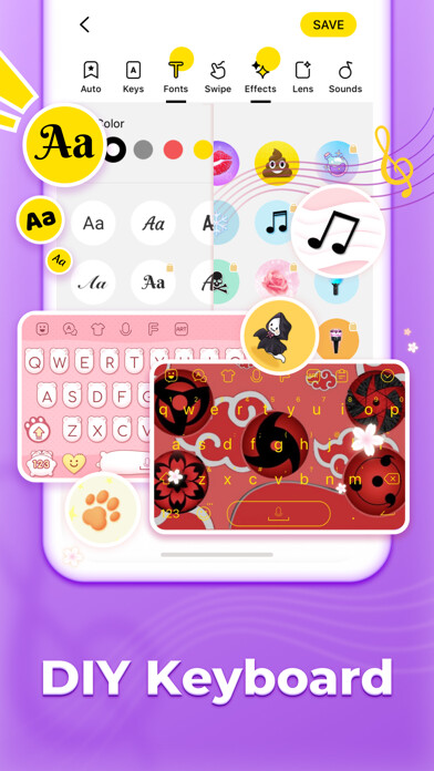 Emulate iPhone app Facemoji Keyboard: Fonts&Emoji using MyAndroid