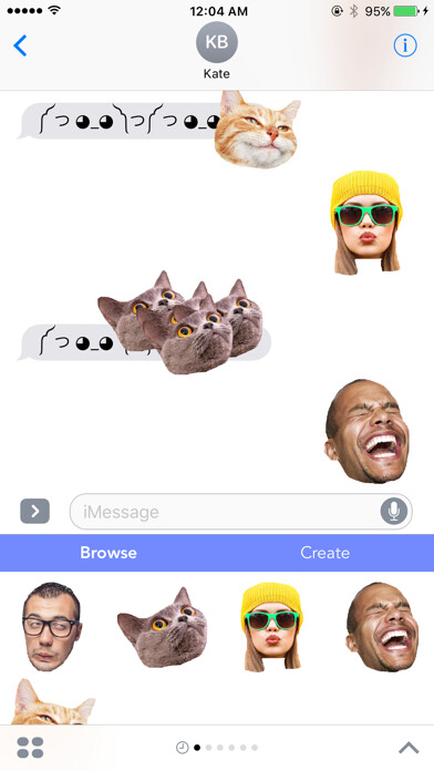 Emulate iPhone app Facemotes using MyAndroid