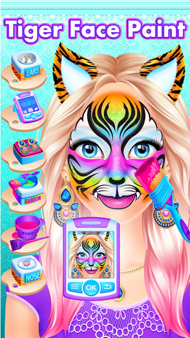 Emulate iPhone app Face Painting & Makeup Girls Party Salon - Kid Spa using MyAndroid Emulate iPhone app Face Painting & Makeup Girls Party Salon - Kid Spa using MyAndroid