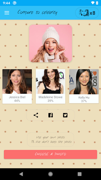 Run android online APK FaceScanner Who do I look like from MyAndroid or emulate FaceScanner Who do I look like using MyAndroid