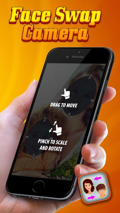 Emulate iPhone app Face Swap Camera – Switch Faces with Funny Photo Montage Maker using MyAndroid
