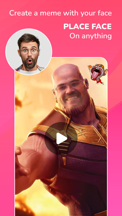 Emulate iPhone app Face Swap Photo & Video Editor using MyAndroid