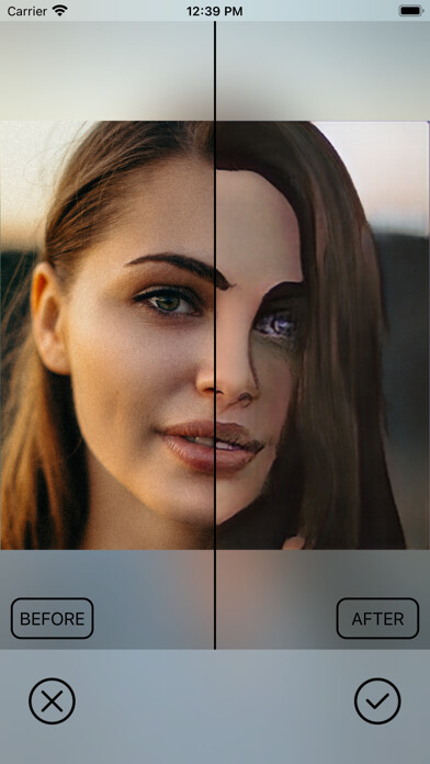 Emulate iPhone app Face Toon using MyAndroid