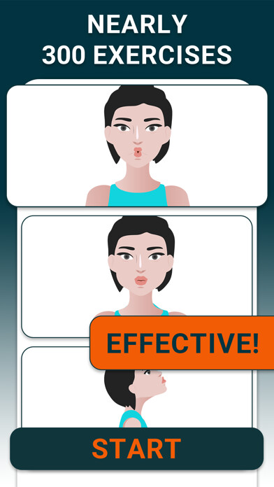Emulate iPhone app Face Yoga Exercises using MyAndroid