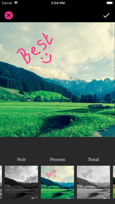 Emulate iPhone app FaceZoom Photo Edit & Draw using MyAndroid