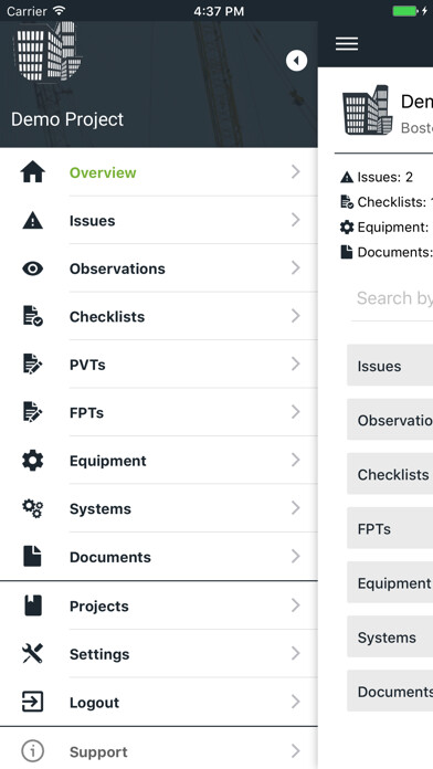 Emulate iPhone app Facility Grid using MyAndroid