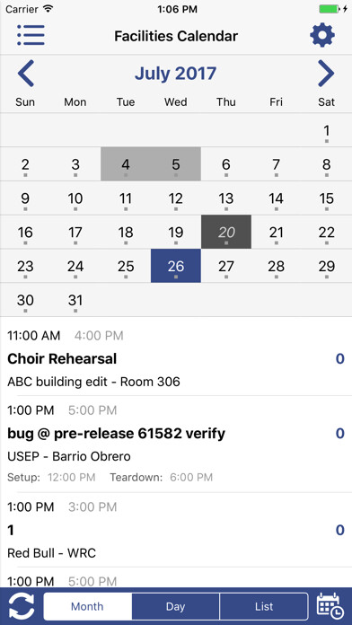 Emulate iPhone app Facility Scheduler using MyAndroid Emulate iPhone app Facility Scheduler using MyAndroid