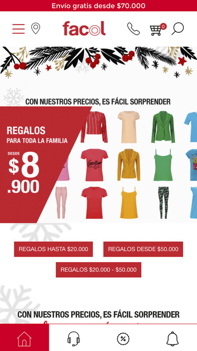 Emulate iPhone app Facol – Tienda de Ropa Online using MyAndroid Emulate iPhone app Facol – Tienda de Ropa Online using MyAndroid