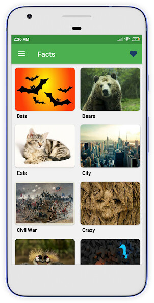 Run android online APK Facts - Did You Know ? from MyAndroid or emulate Facts - Did You Know ? using MyAndroid