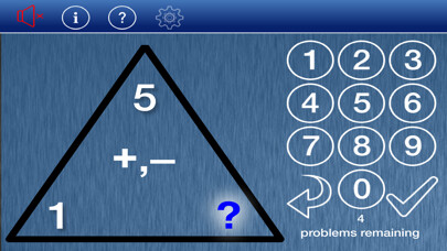 Emulate iPhone app Fact Triangles using MyAndroid