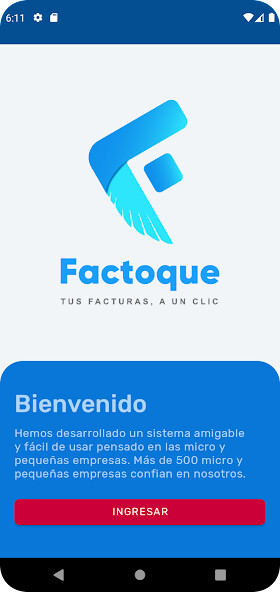 Run android online APK Factura al Toque from MyAndroid or emulate Factura al Toque using MyAndroid