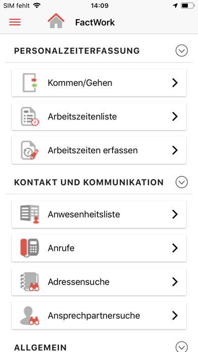 Emulate iPhone app FactWork Mobile using MyAndroid