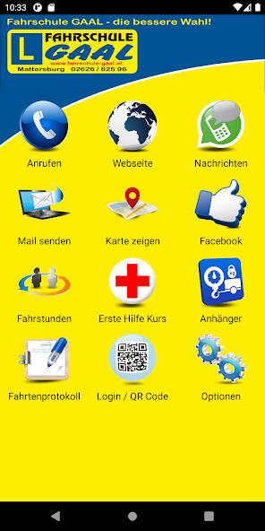 Emulate iPhone app Fahrschule Gaal using MyAndroid Emulate iPhone app Fahrschule Gaal using MyAndroid