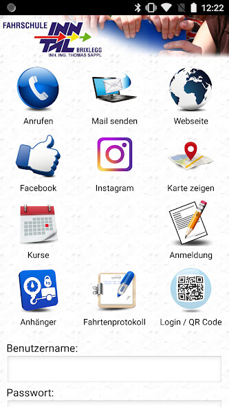 Emulate iPhone app Fahrschule Inntal using MyAndroid Emulate iPhone app Fahrschule Inntal using MyAndroid