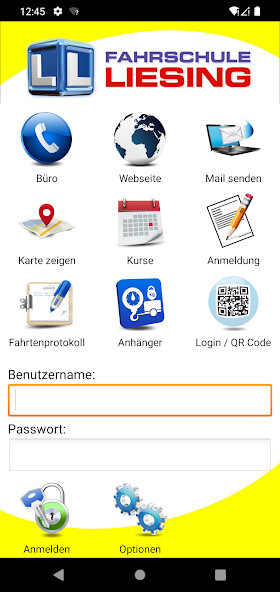 Emulate iPhone app Fahrschule Liesing using MyAndroid Emulate iPhone app Fahrschule Liesing using MyAndroid