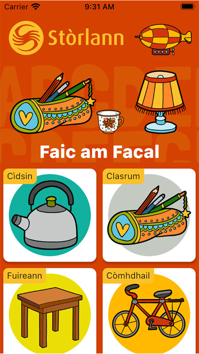 Emulate iPhone app Faic am Facal using MyAndroid Emulate iPhone app Faic am Facal using MyAndroid