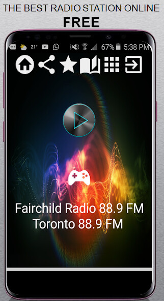 Run android online APK Fairchild Radio 88.9 FM Toronto 88.9 FM CA App Rad from MyAndroid or emulate Fairchild Radio 88.9 FM Toronto 88.9 FM CA App Rad using MyAndroid