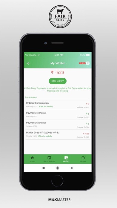 Emulate iPhone app Fair Dairy using MyAndroid