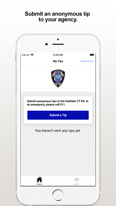 Emulate iPhone app Fairfield PD using MyAndroid