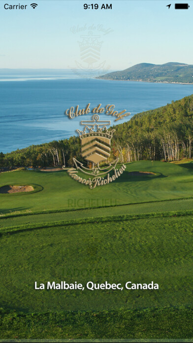 Emulate iPhone app Fairmont Le Manoir Richelieu Golf Club using MyAndroid