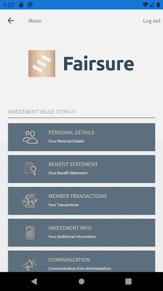 Run android online APK Fairsure Employee Benefits from MyAndroid or emulate Fairsure Employee Benefits using MyAndroid