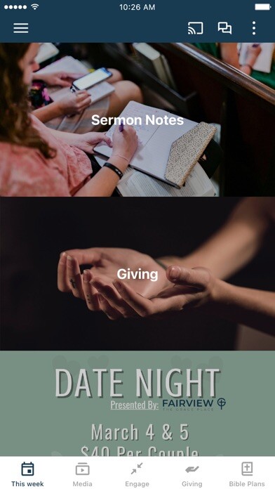Emulate iPhone app Fairview The Grace Place using MyAndroid Emulate iPhone app Fairview The Grace Place using MyAndroid