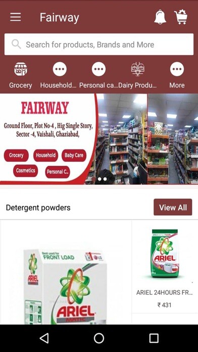 Emulate iPhone app Fairway Supermarket using MyAndroid Emulate iPhone app Fairway Supermarket using MyAndroid