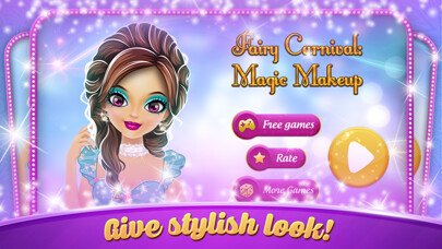 Emulate iPhone app Fairy Carnival: Magic Makeup using MyAndroid