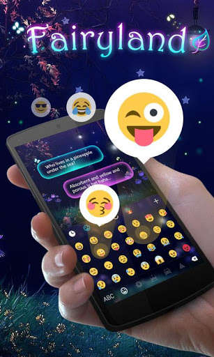 Emulate Android APK Fairy Land GO Keyboard Theme