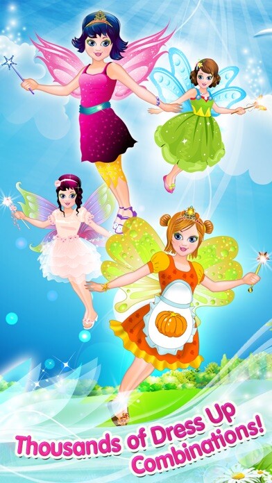 Emulate iPhone app Fairy Princess Fashion: Dress Up, Makeup & Style using MyAndroid